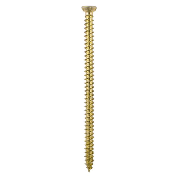Concrete Screws  - TX - Flat Countersunk - Yellow - 7.5mm x 100mm (100 Pack)