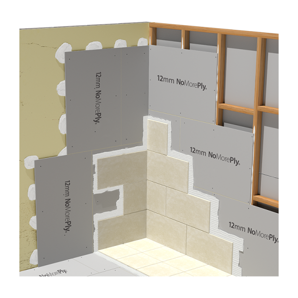 STS 12mm Fibre Cement Construction & Tile-Backing Board (1.2m x 0.8m)