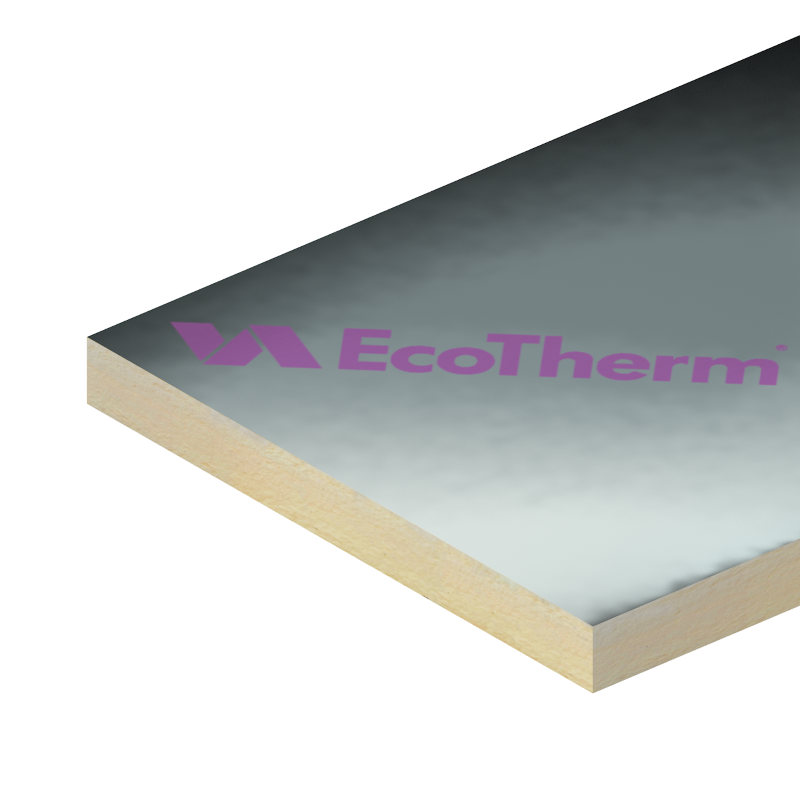 Ecotherm Eco-Versal 75mm PIR Insulation Board - 2.4m x 1.2m