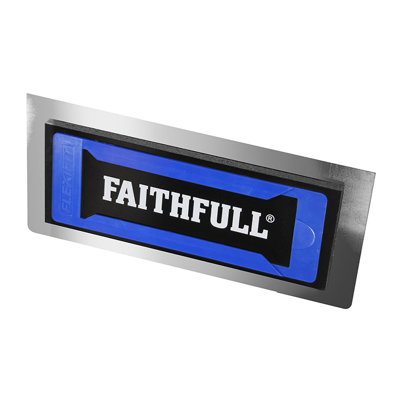 Faithfull Flexifit Steel Trowel & Foam 300mm (12″)