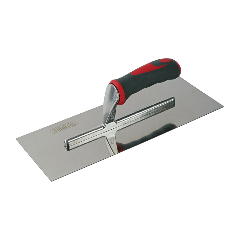 Faithfull Stainless Steel Finishing Trowel Softgrip 325mm x 125mm (13″)