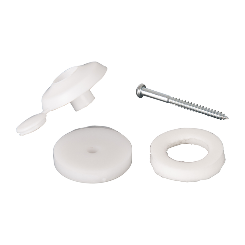 Corotherm Twinwall 10mm Super Fixing Buttons White (10 Pack)