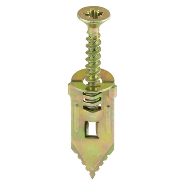 Hammer-In Fixings - PZ - Yellow - 4mm x 30mm (10 Pack)