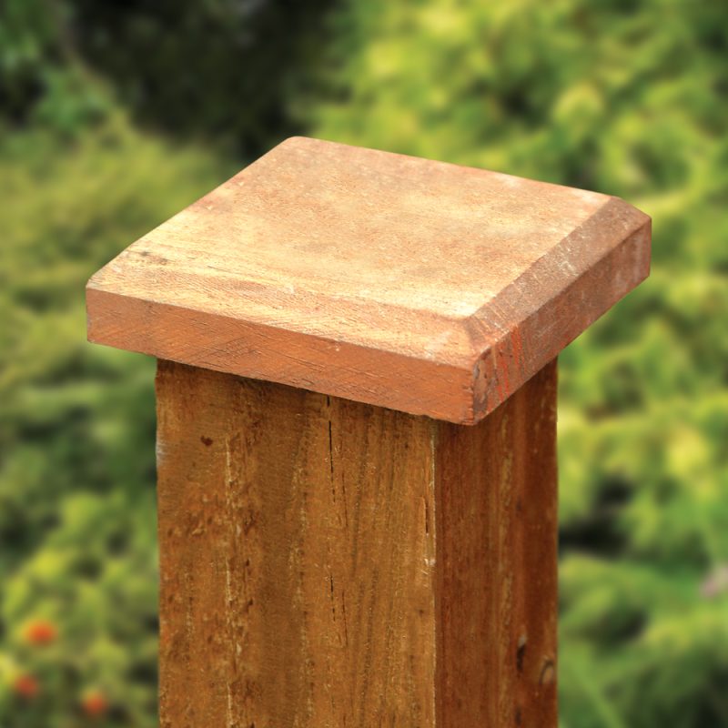 4″ Brown Post Cap 100mm x 100mm (for 75mm Post)
