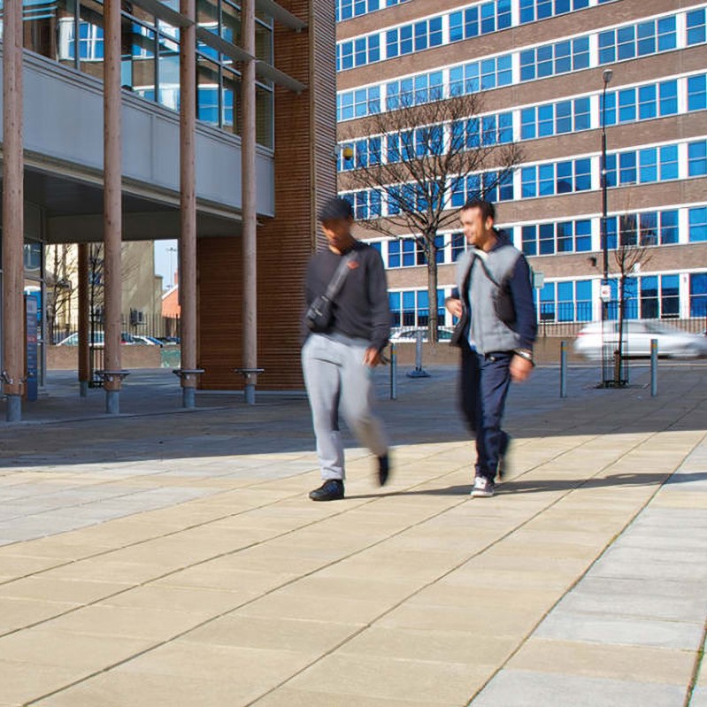 Marshalls Pimple Square Edge Concrete Paving Slab - Natural/Grey (600mm x 300mm x 50mm)