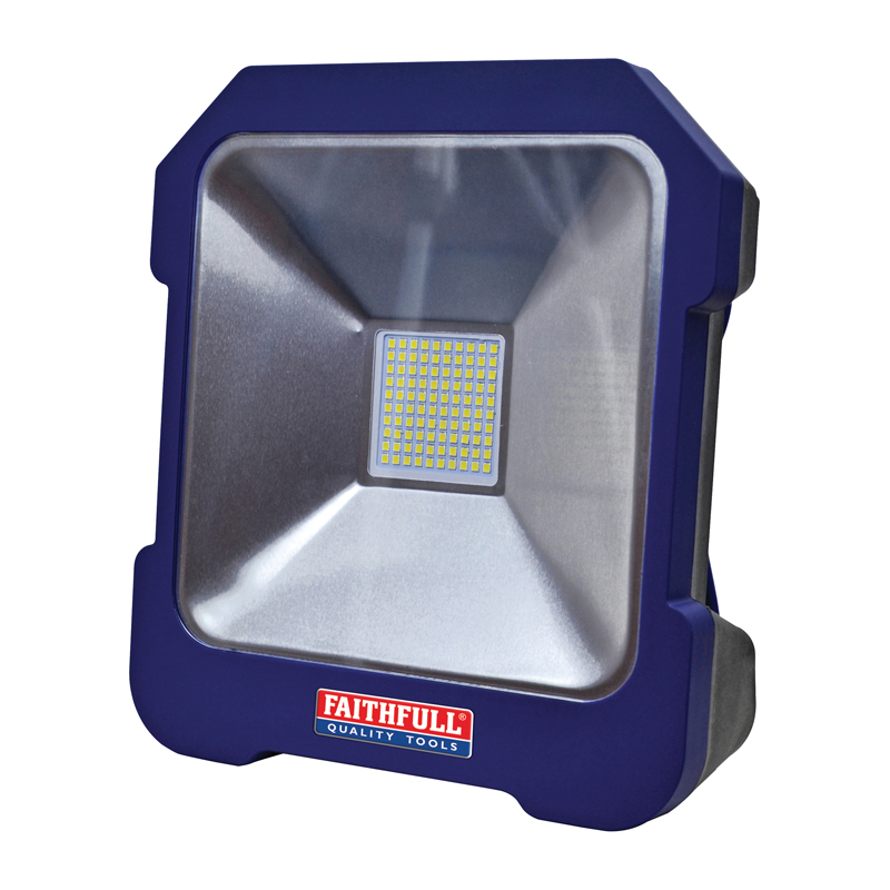 Faithfull SMD LED Task Light with Power Take Off 20W 240V (2000 Lumens)