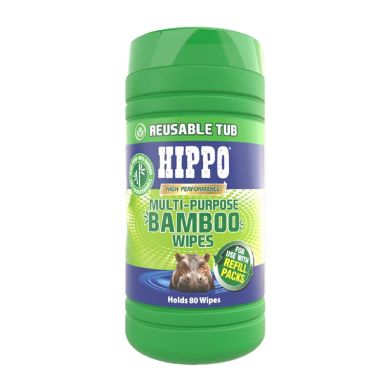 Hippo Multi-Purpose Bamboo Wipes (80 Pack)