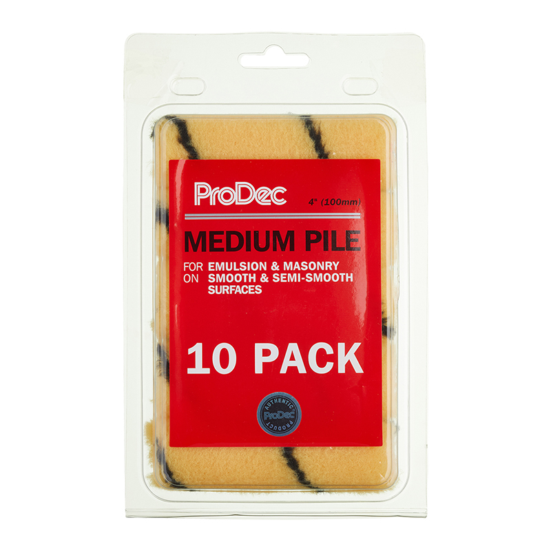 ProDec Medium Pile 4″ Tiger Mini Rollers (10 Pack)