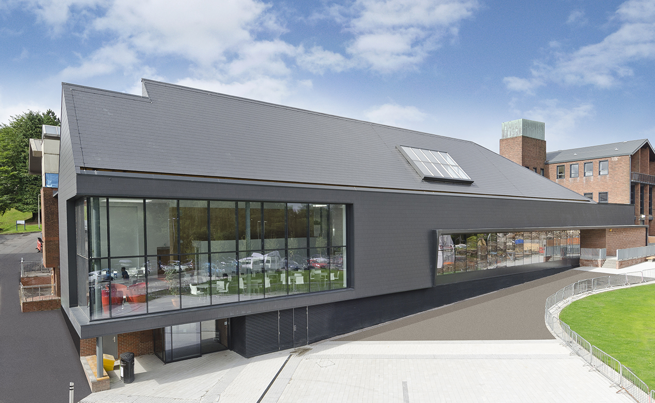 Cedral Thrutone Fibre Cement Slate Roof Tile Smooth - Blue-Black (600mm x 300mm)