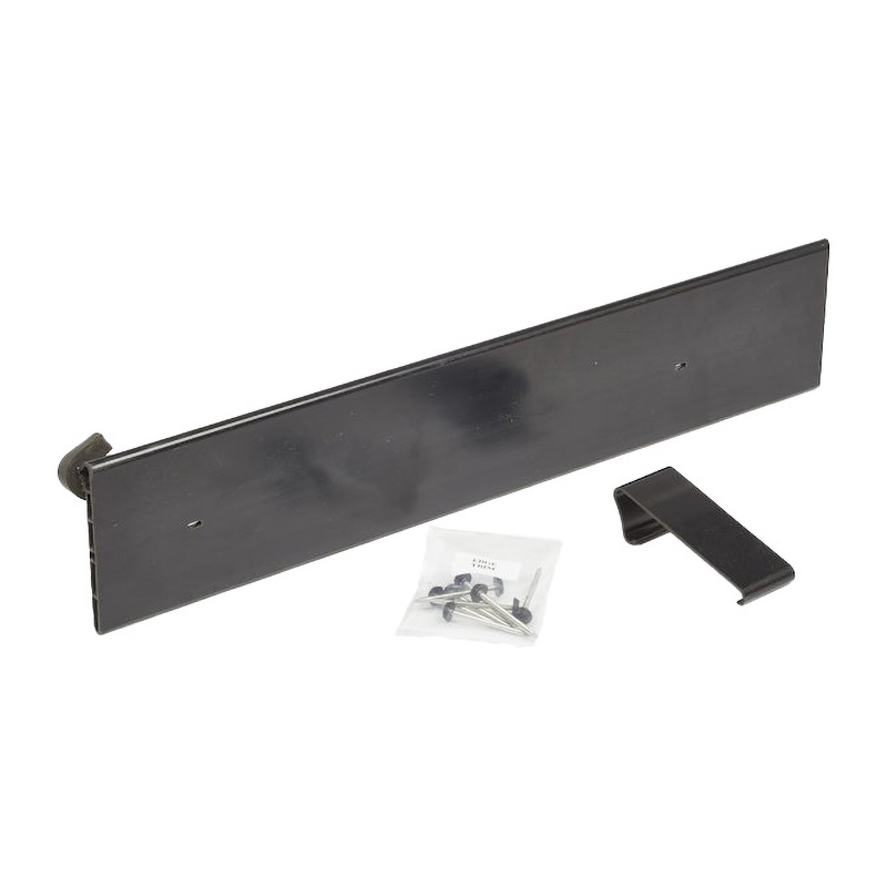 RubbaTrim EPDM Rubber Roof Kerb Edge Trim – Black 2.5m (with Clips & Fixings)