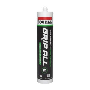 Soudal Grip All Solvent Free Adhesive - White 290ml