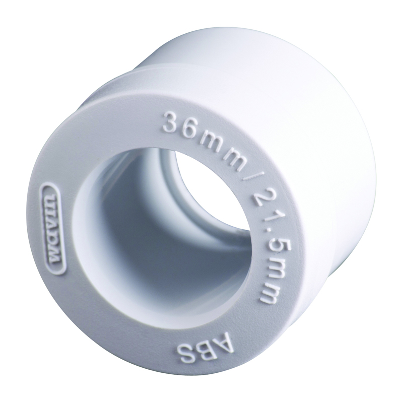 Wavin Osma Overflow Solvent Reducer 32mm x 21.5mm – White