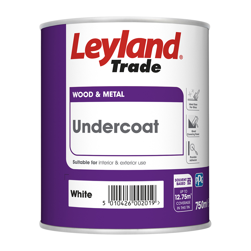 Leyland Trade Undercoat – White, 0.75ml