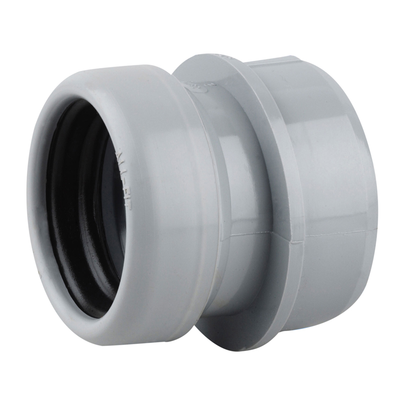 Wavin OsmaSoil S/S Boss Adaptor (Ring-Seal) 50mm x 40mm – Grey