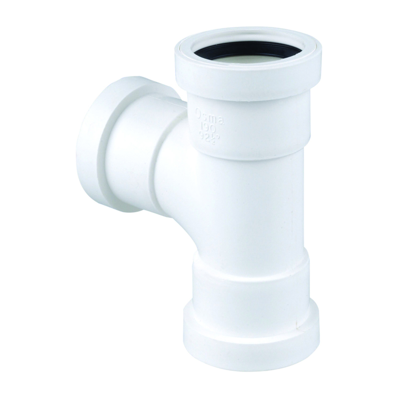 Wavin Osma Waste Push-Fit Tee 87.5&Deg; 32mm – White