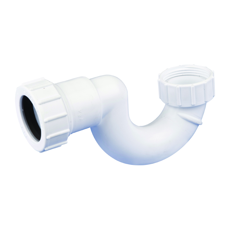 Wavin Osma Waste Bath Trap Shallow Seal 40mm – White