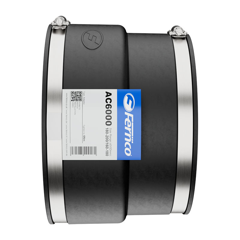Fernco Flexible Adaptor Coupling (180/200mm - 160/180mm)