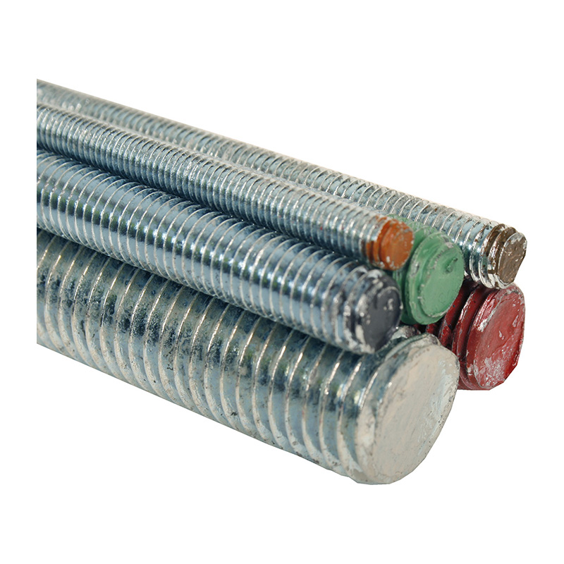 Threaded Bar Studding Rod Bolt BZP M6 x 1m