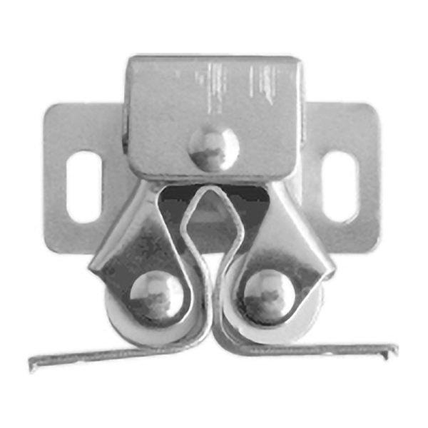 Dale Nylon Double Roller Catch - Zinc Plate