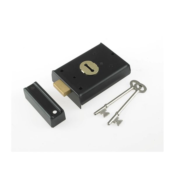 Yale Rim Deadlock 102mm x 76mm - Black