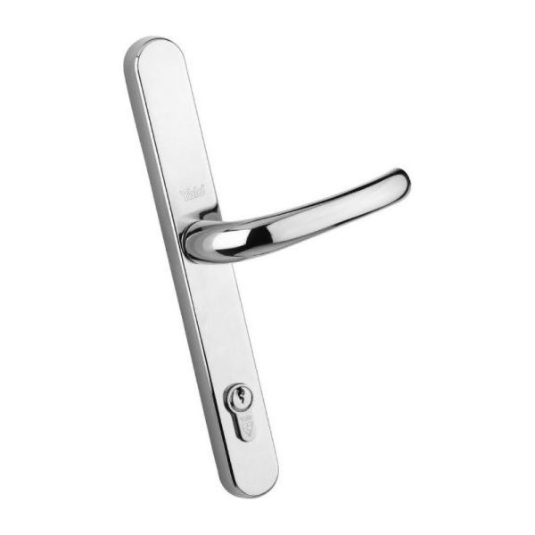 Yale PVCu Universal Replacement Door Handle - Polished Chrome