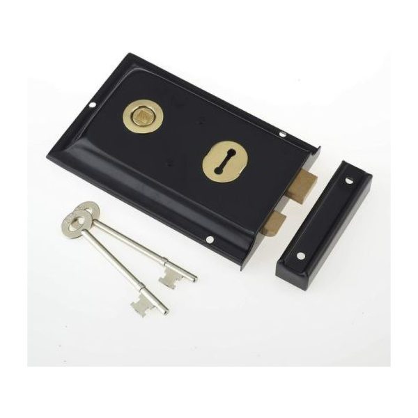 Yale Rim Sashlock 156mm x 104mm P334 - Black
