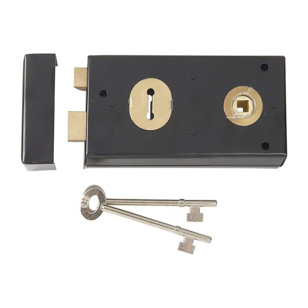 Yale Rim Sashlock 142mm x 70mm P401 - Black