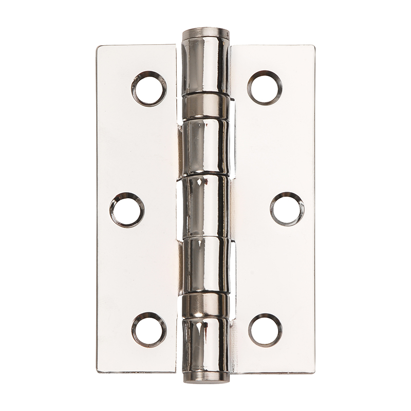 Butt Hinge Heavy Ball Bearing 76mm - Polished Chrome
