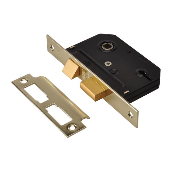 Union Essentials 3 Lever Mortice Sashlock 58mm Backset - Chrome