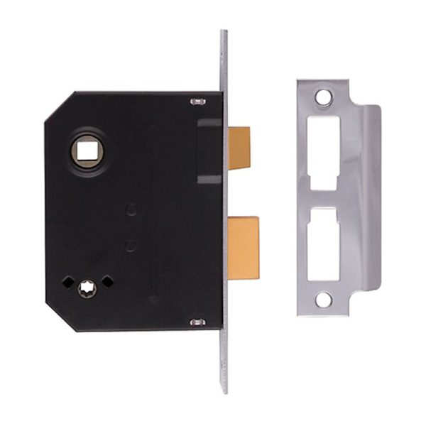 Union Mortice Bathroom Sashlock 2.5" - Chrome