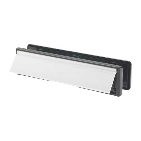 Yale 12" Telescopic Letterplate - White