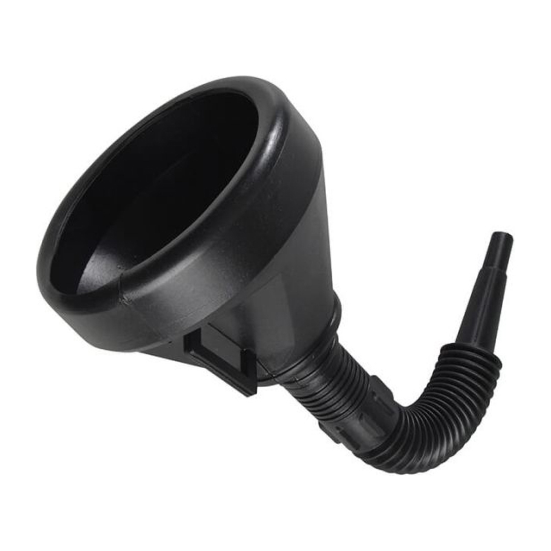 Silverhook Plastic Funnel with Flexible Spout & Metal Gauze