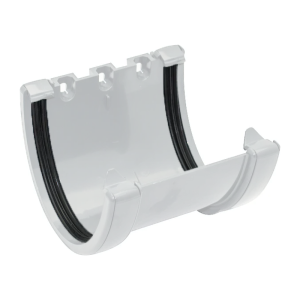 FloPlast Hi-Cap 115mm Gutter Union Bracket - White