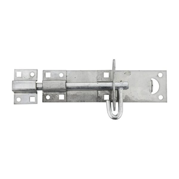 Perry Brenton Padlock Bolt Lock Medium No.2A - Galvanised 150mm (6")