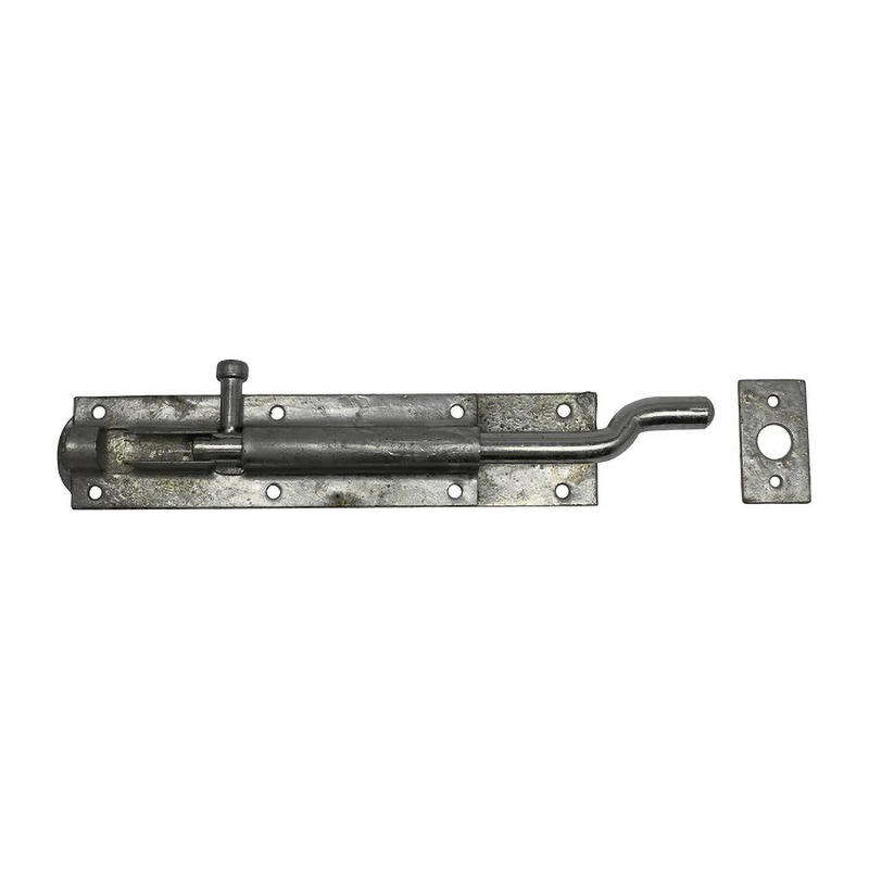 Perry Enclosed Necked Tower Bolt No.923N - Galvanised 150mm (6")