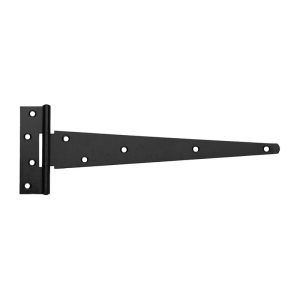 Perry Medium Duty Tee Hinges No.121 - Black 450mm / 18" (Pair)