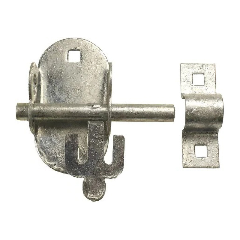 Perry Oval Padlock Bolt No.4A - Galvanised