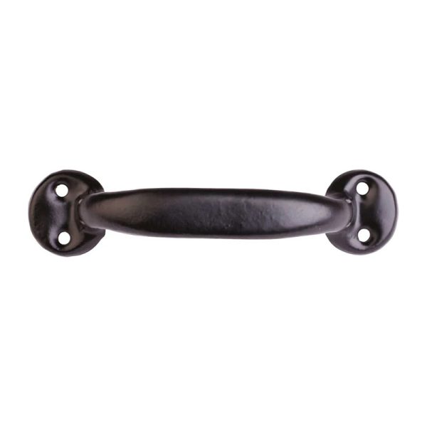 Perry Tubular Steel Handle No.1928 - Black 150mm (6")