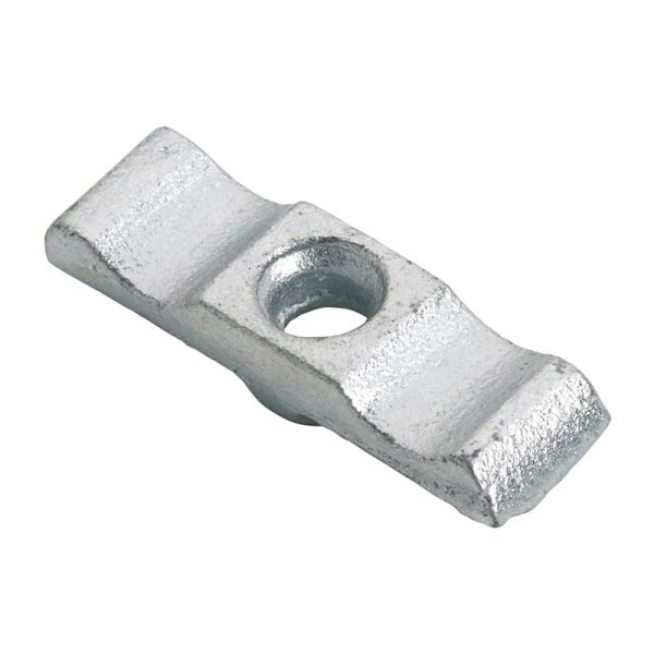 Perry Plain Turn Button Catch No.15 - Zinc Plated 50mm (2 Pack)