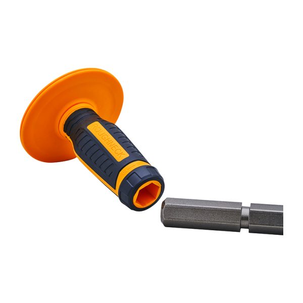 Roughneck Bolster & Chisel Set with Non-Slip Guards - 3 Piece (1", 3" & 4")