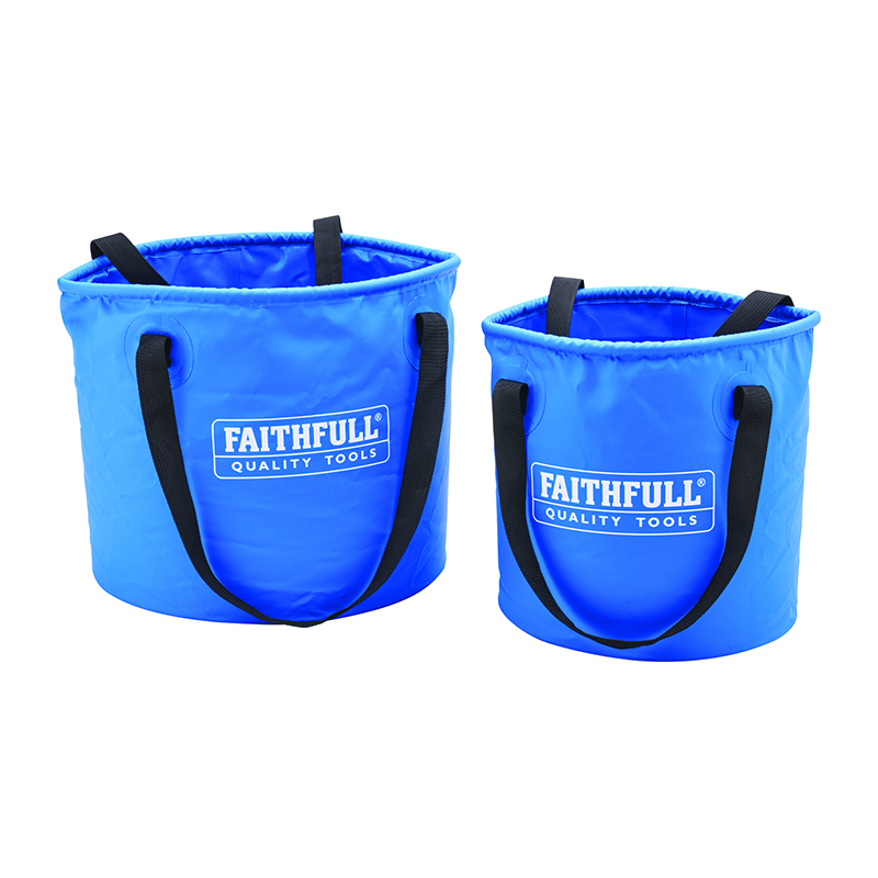 Faithfull Waterproof Collapsible Bucket Pack (12L & 20L)