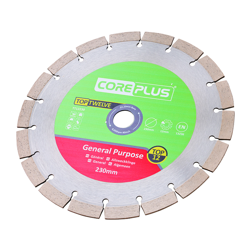 CorePlus General Purpose Top Twelve Diamond Blades 230mm (Twin Pack)