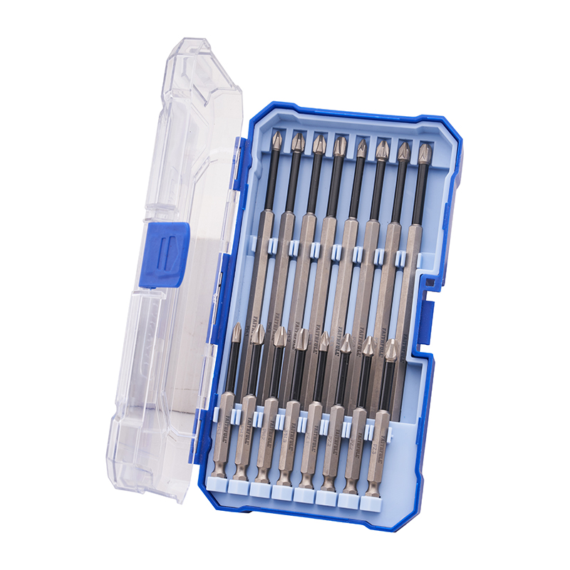 Faithfull Long Series Impact Driver Bit Set (16 Piece)
