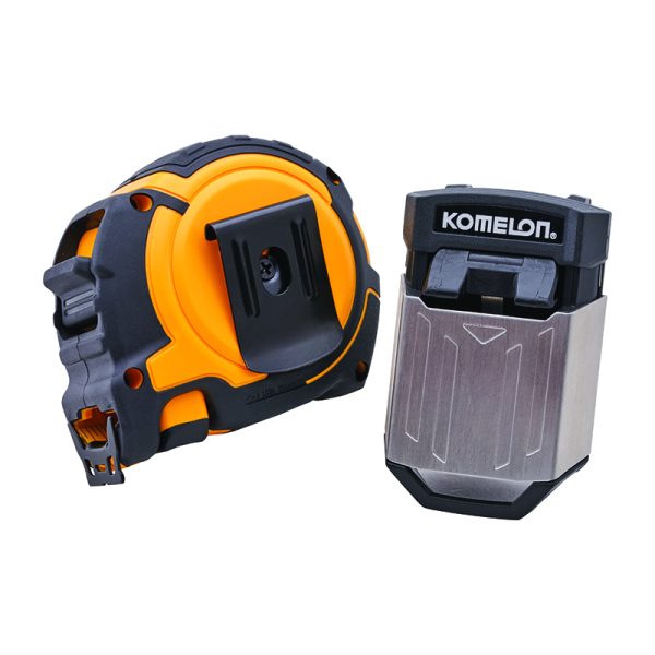 Komelon Contractors Pocket Tape Measure 8m/26ft (with Free Quick Draw Belt Clip)