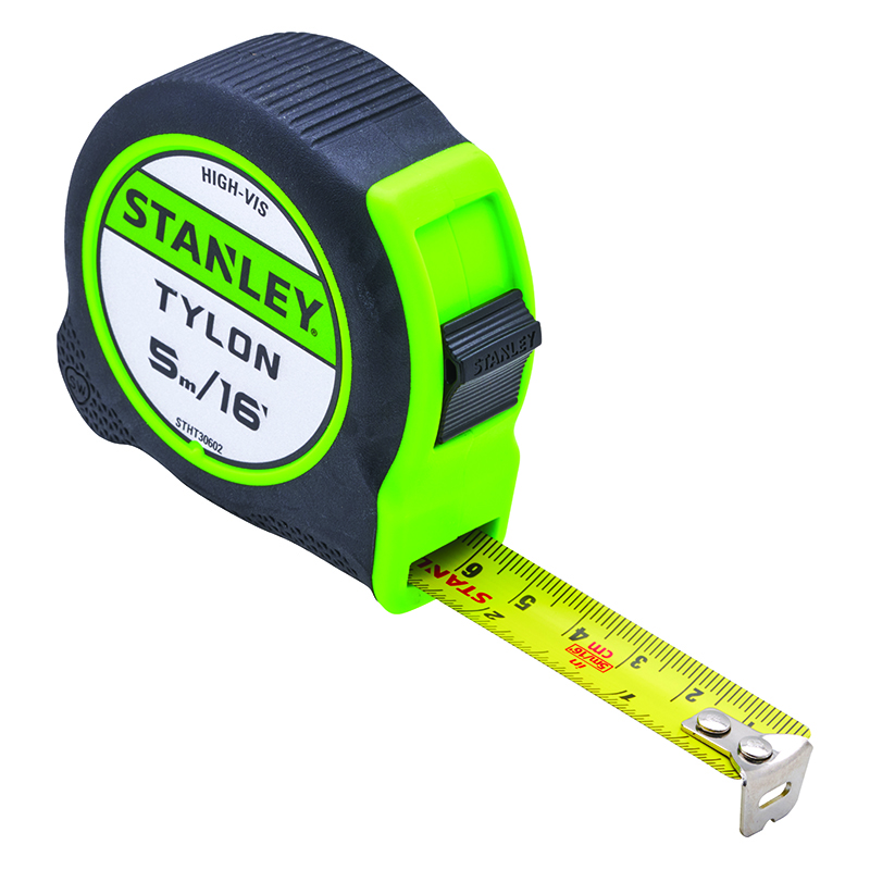 Stanley Tylon Hi-Viz Pocket Tape Measure 5m/16ft