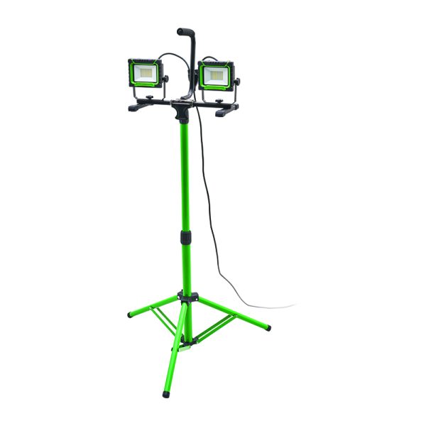 Lighthouse Twin LED Site Light & Tripod 76W (240V)