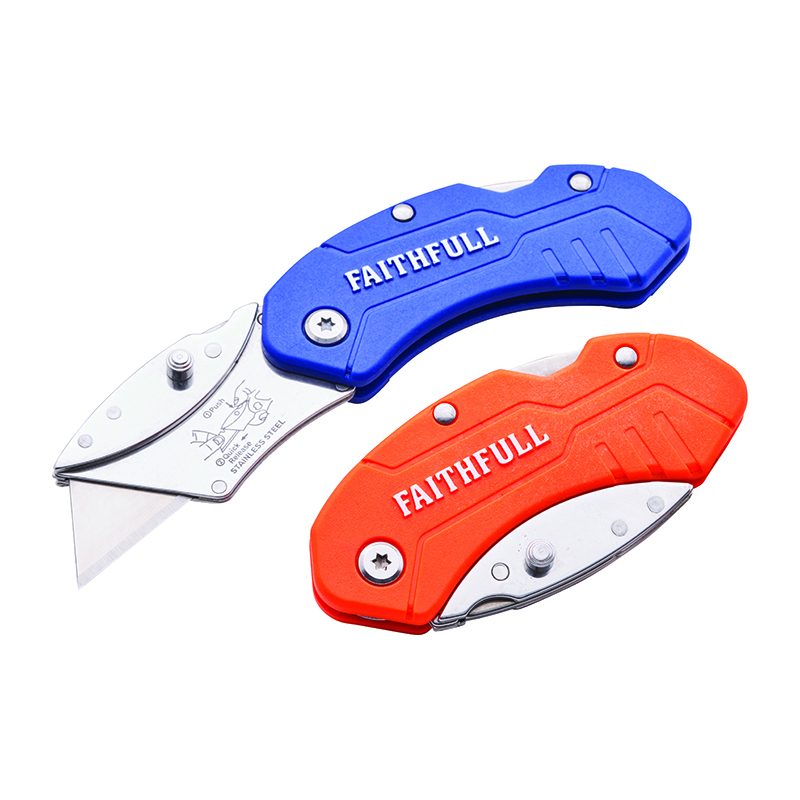 Faithfull Utility Folding Knife with Blade Lock