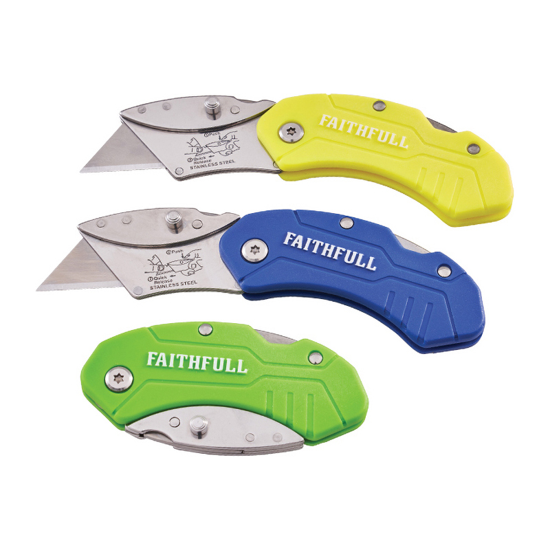 Faithfull Utility Folding Knife with Blade Lock