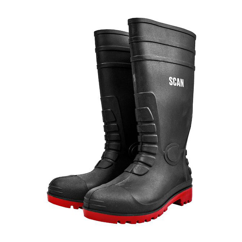 Scan Safety Steel Toe Cap Wellington Boots (Size 7)