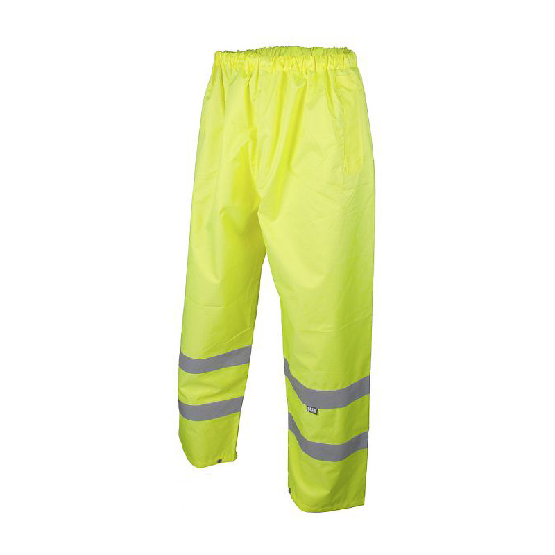 Scan Hi-Vis Reflective Waterproof Motorway Trousers – Yellow (L)